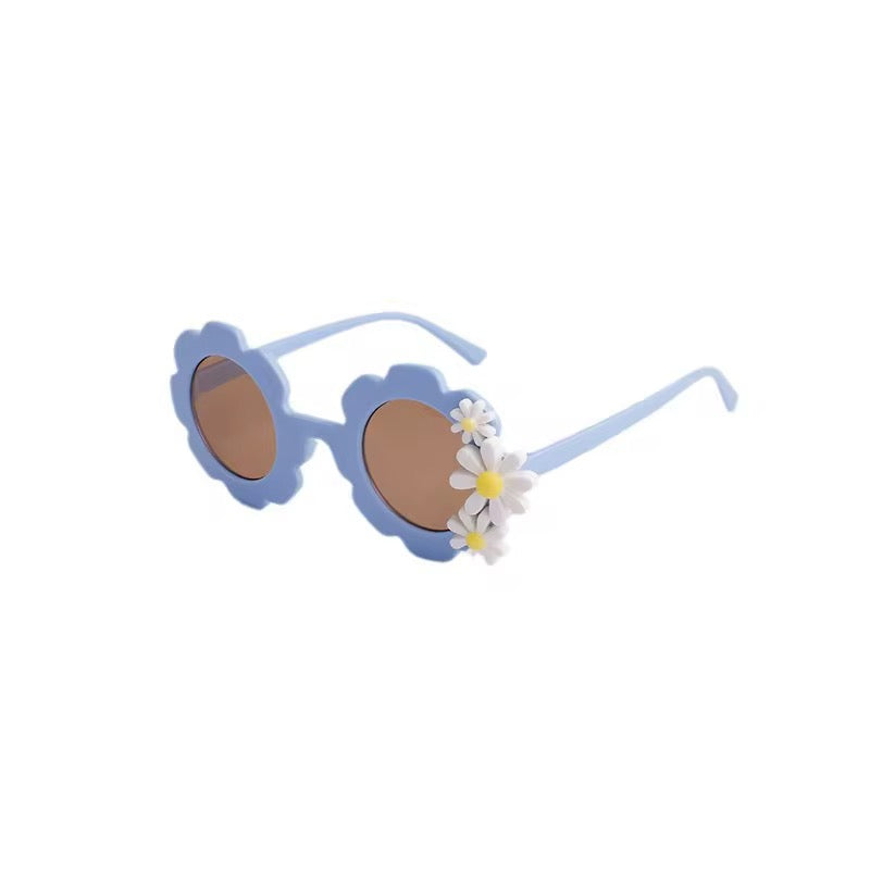 Gafas de sol UV400 de flores para niños | Gafas de sol retro para niños pequeños | Margarita
