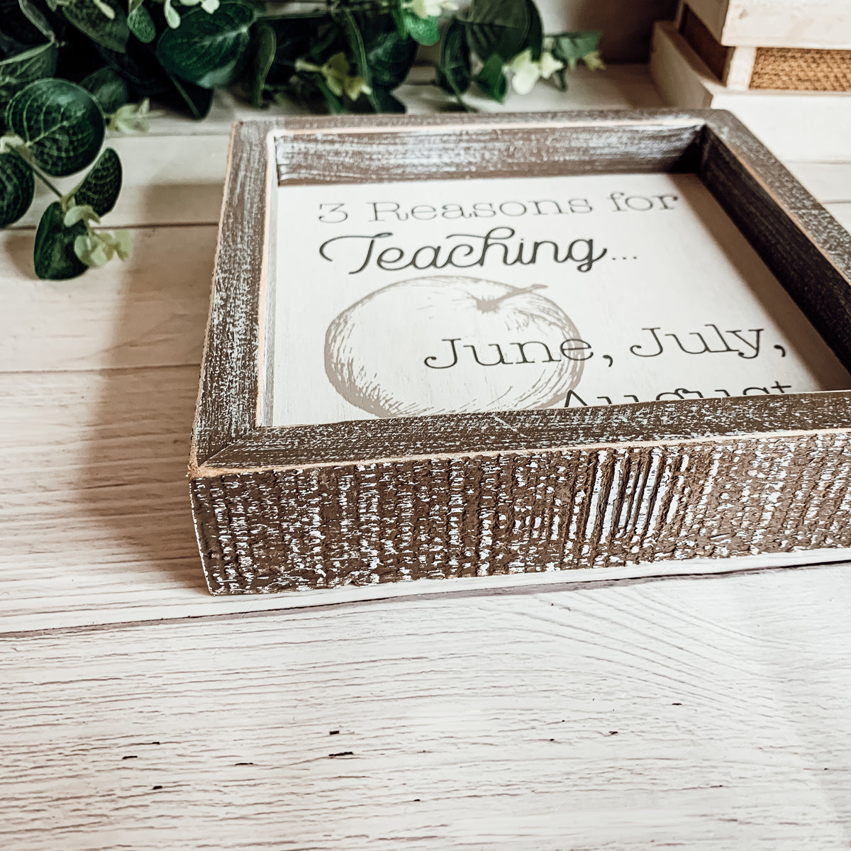 Funny Teacher Sign 3 Reasons For Teaching Classroom Wall Decor Teacher Gift Graduation Present
