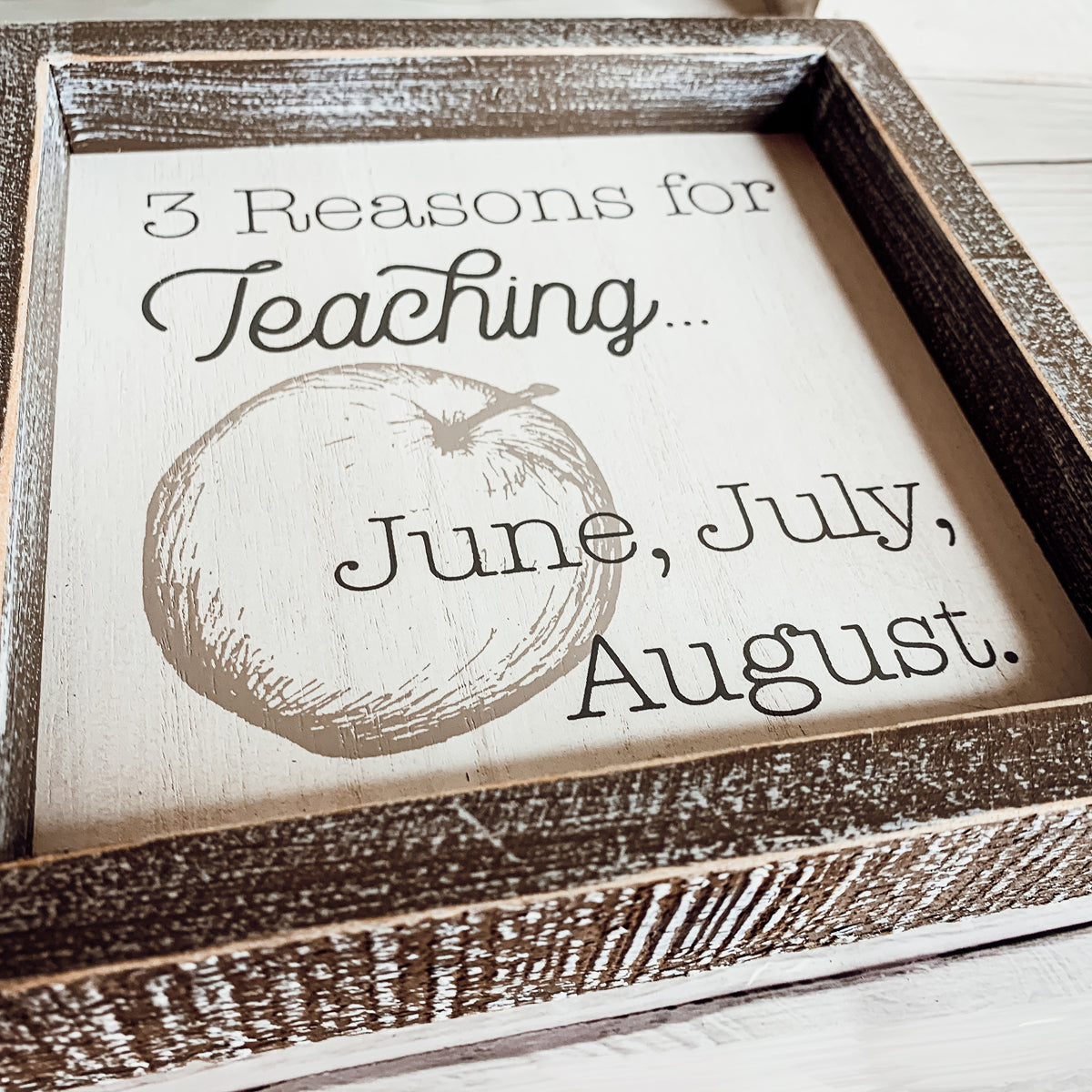Funny Teacher Sign 3 Reasons For Teaching Classroom Wall Decor Teacher Gift Graduation Present