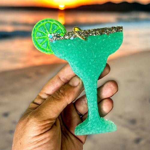Margarita Car Air Freshener Scented Lime Cocktail Design Summer Car Freshie For Auto