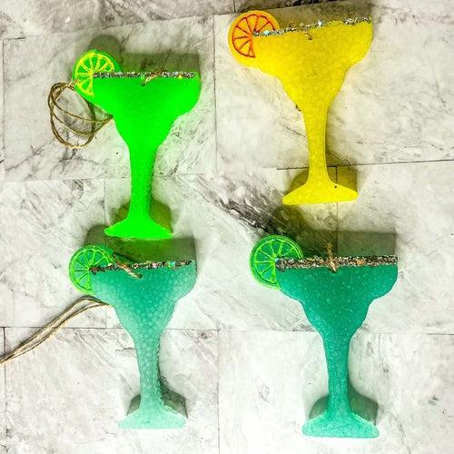 Margarita Car Air Freshener Scented Lime Cocktail Design Summer Car Freshie For Auto