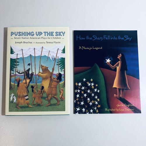 Native American Kids 2-Book Set: Pushing Up the Sky, Stars Fell