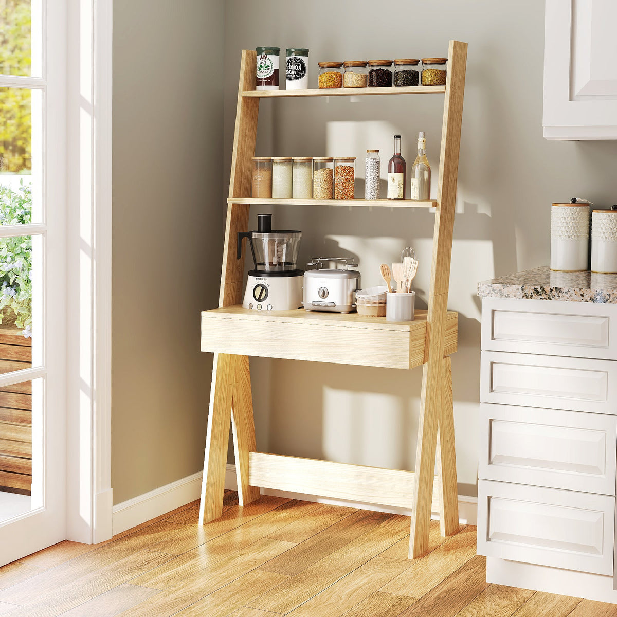 Ladder Shelf Desk