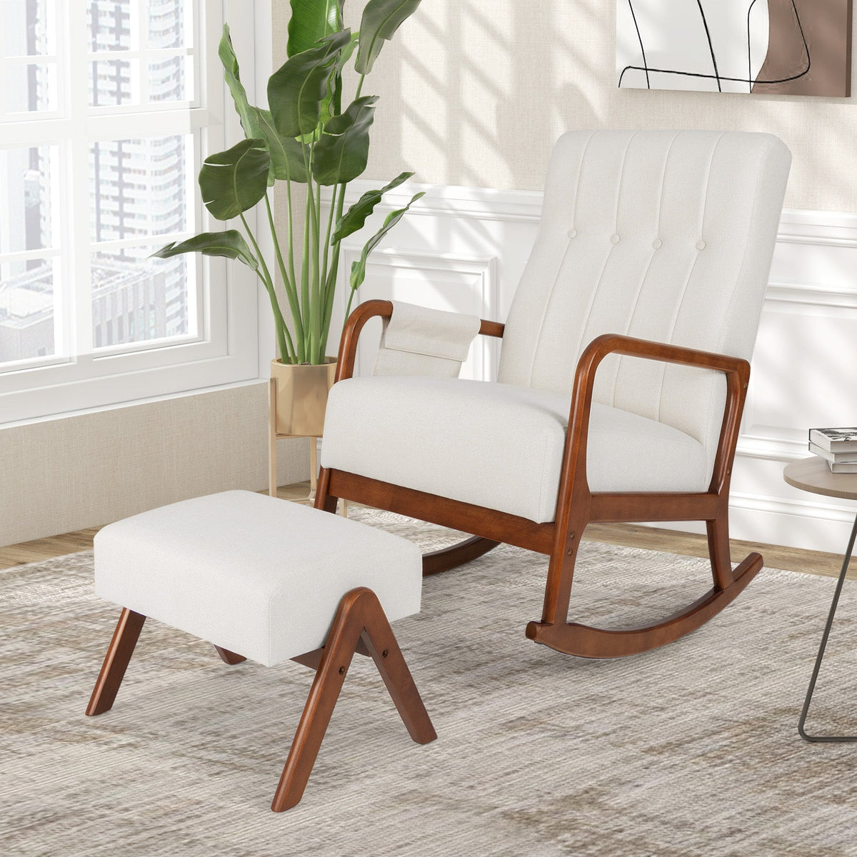 Rocking Chair with Ottoman