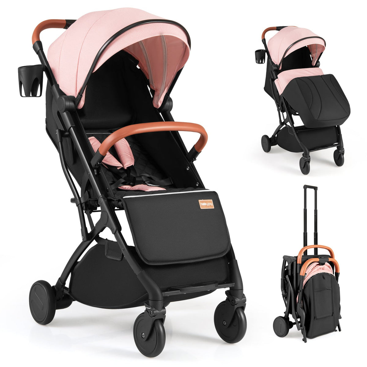 Lightweight Baby Stroller Compact Travel Stroller with One-Hand Folding