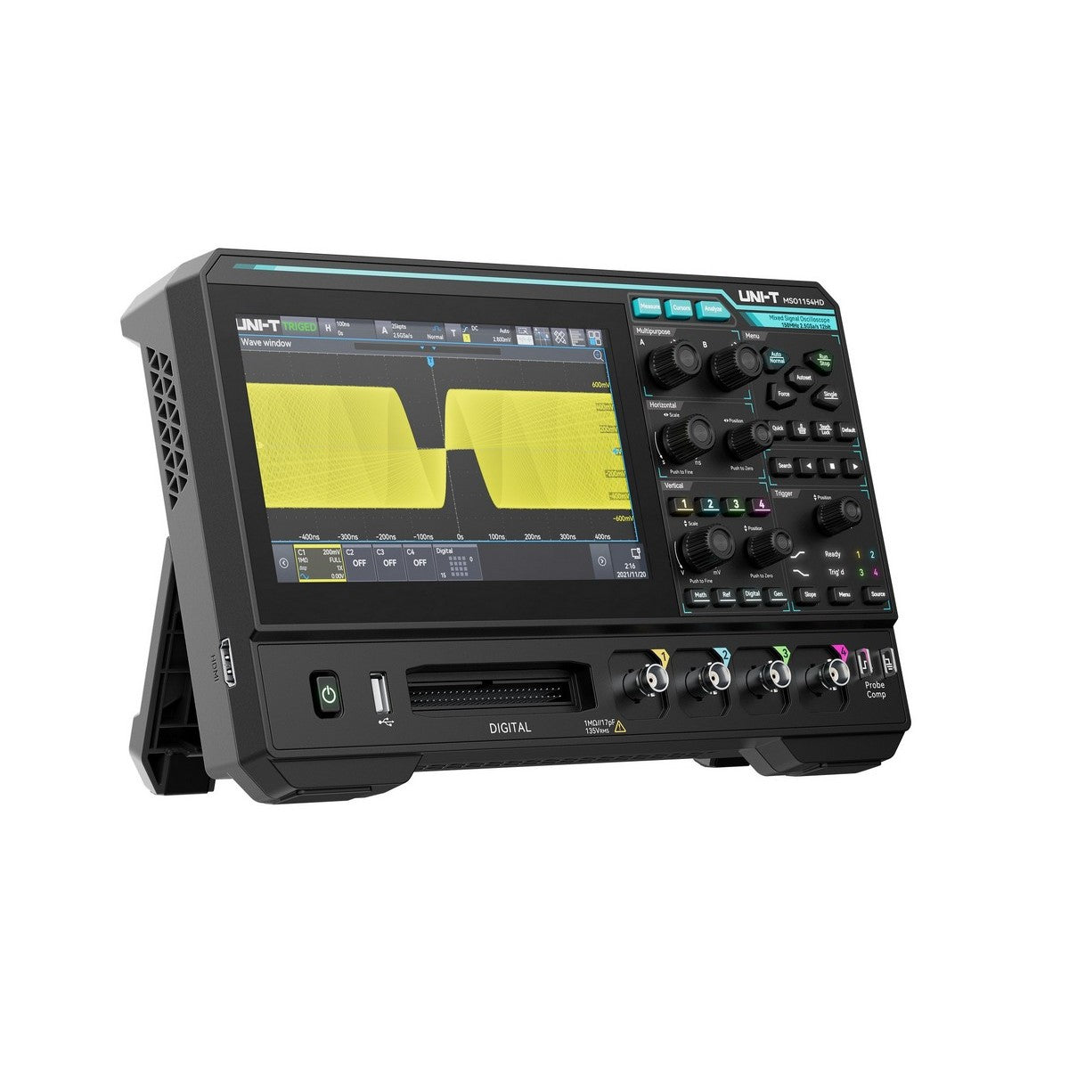 MSO1154HD 150 MHz 4Ch 12-Bit Mixed Signal Oscilloscope