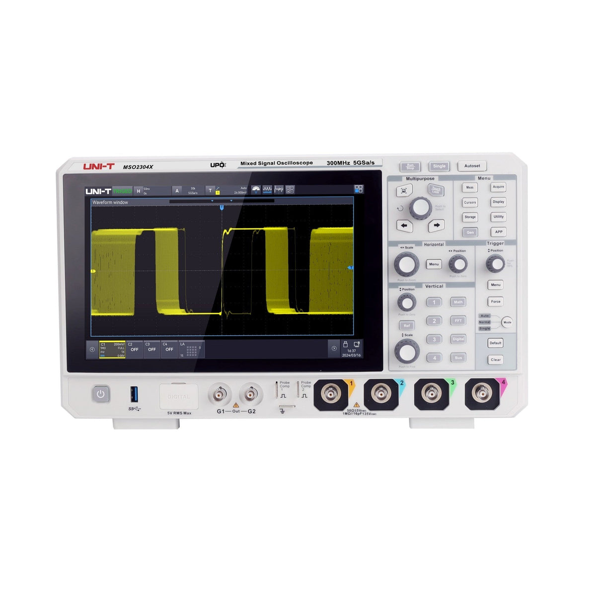 MSO2204X 200 MHz 4Ch Mixed Signal Oscilloscope