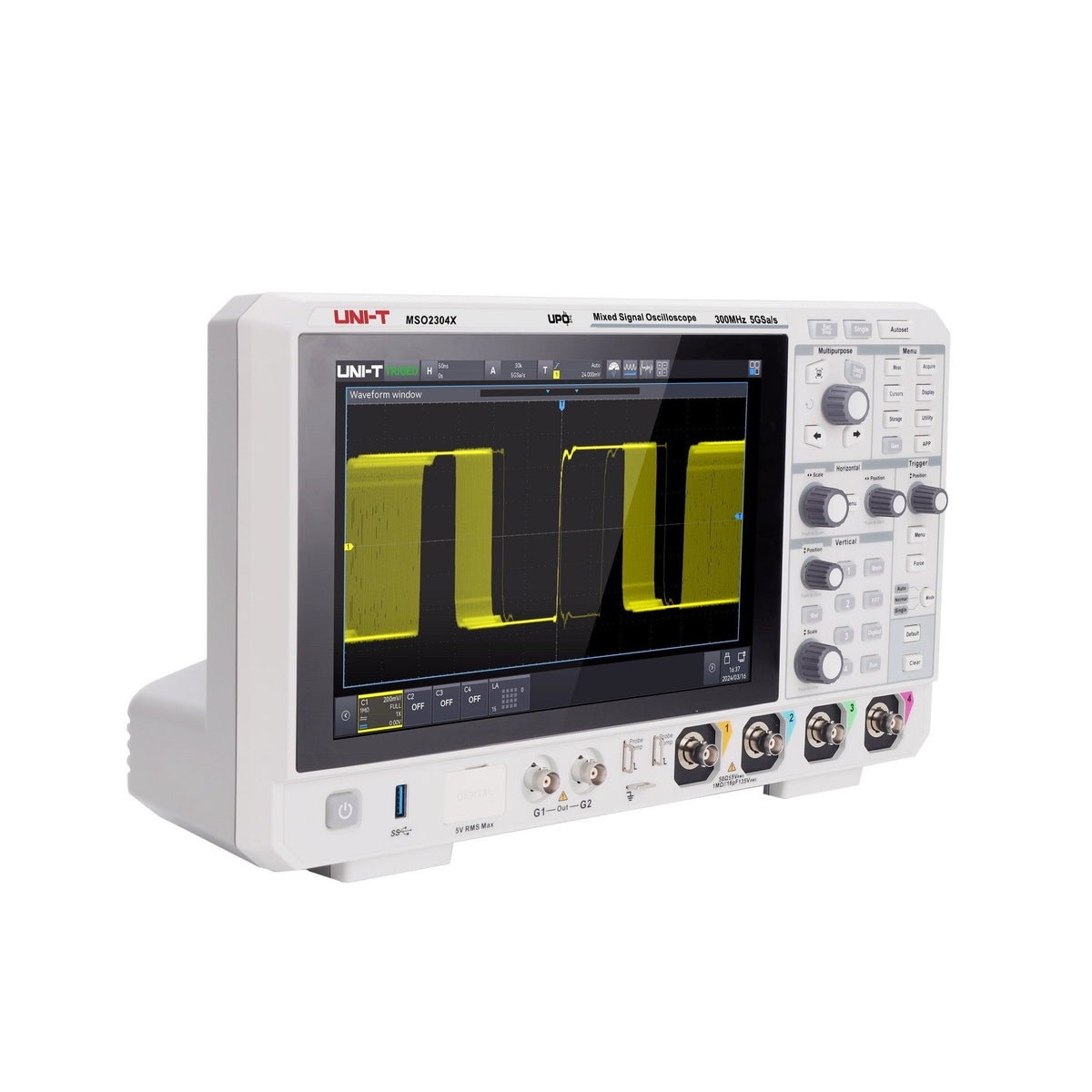 MSO2104X 100 MHz 4Ch Mixed Signal Oscilloscope