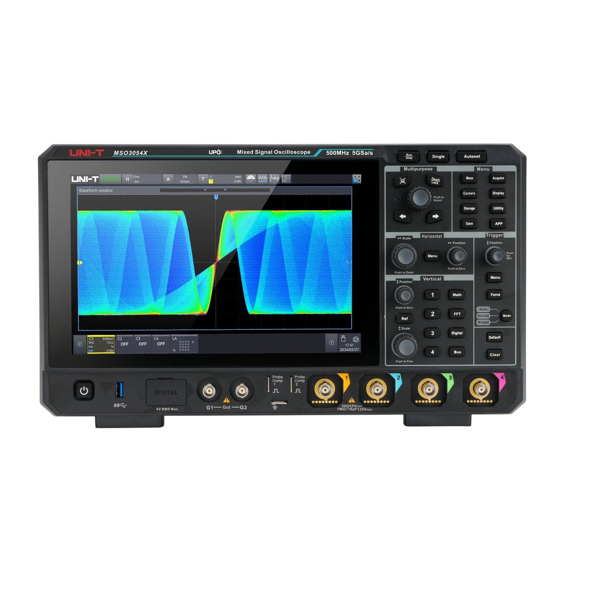 MSO3054X 500 MHz 4Ch Mixed Signal Oscilloscope