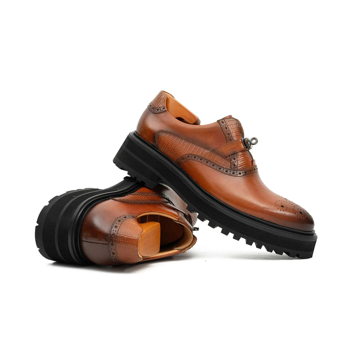 Brown Calf Leather Loafers