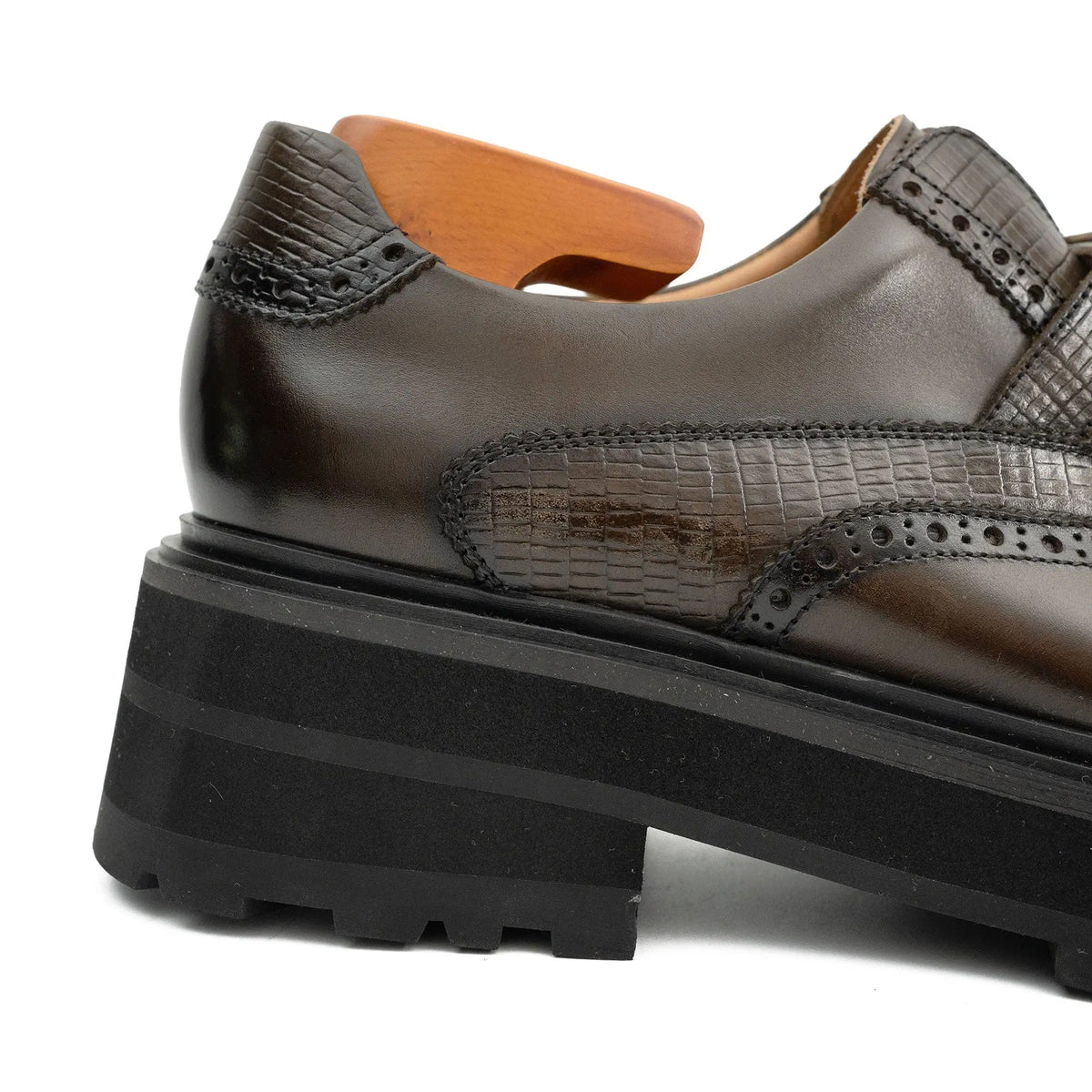Dark Brown Calf Leather Loafers