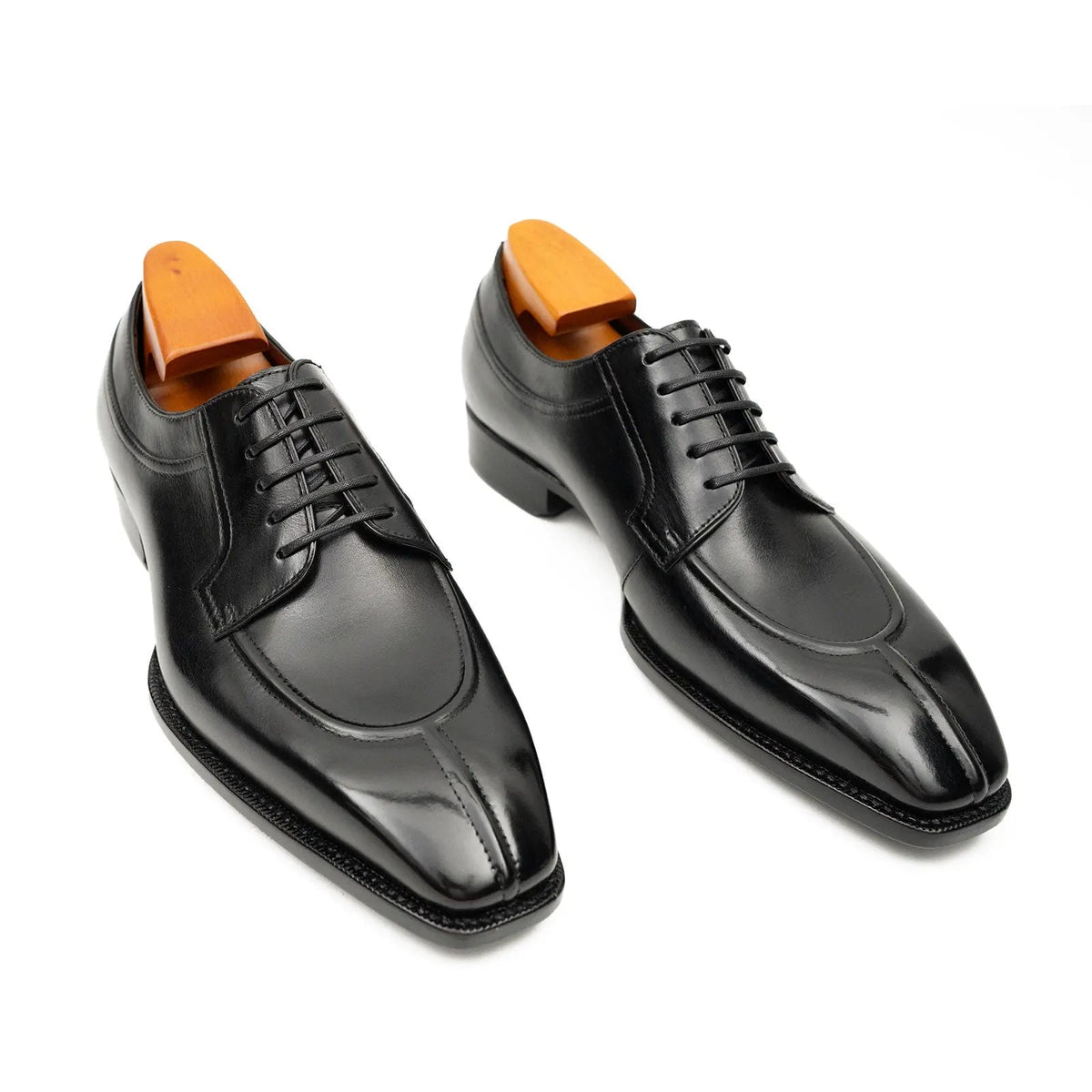 Black Calf Leather Oxford Shoes