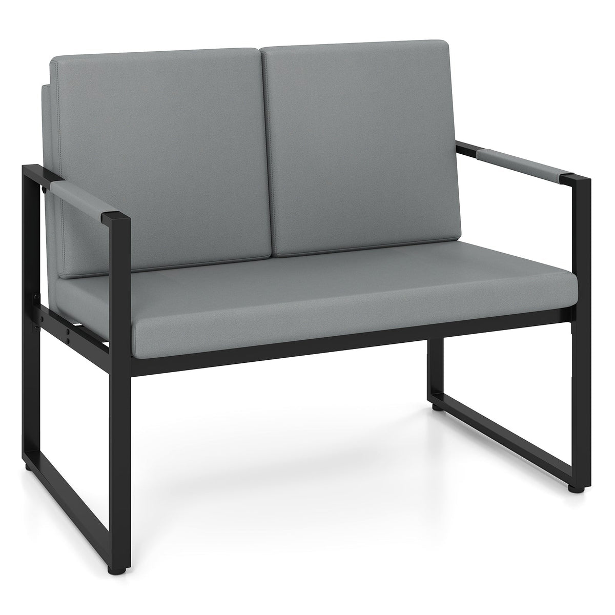 Modern Loveseat Sofa 2 Seater Small Couch