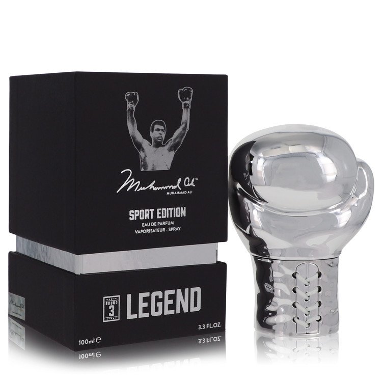 Muhammad Ali Legend Round 3 de Muhammad Ali Eau De Parfum Spray (Edición Deportiva) 3.3 oz para Hombres