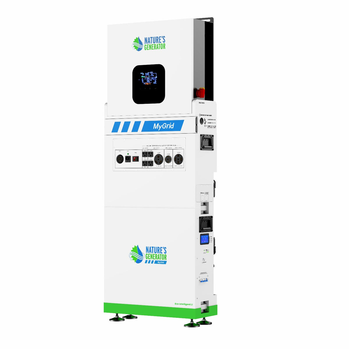 MyGrid 10K with Transfer Switch for House Battery Backup