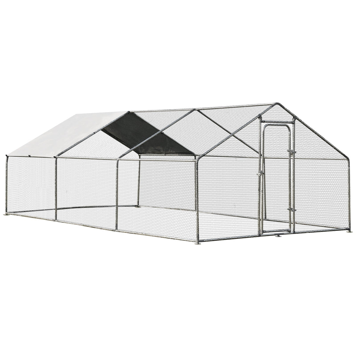 Large Walk in Shade Cage Chicken Coop with Roof Cover