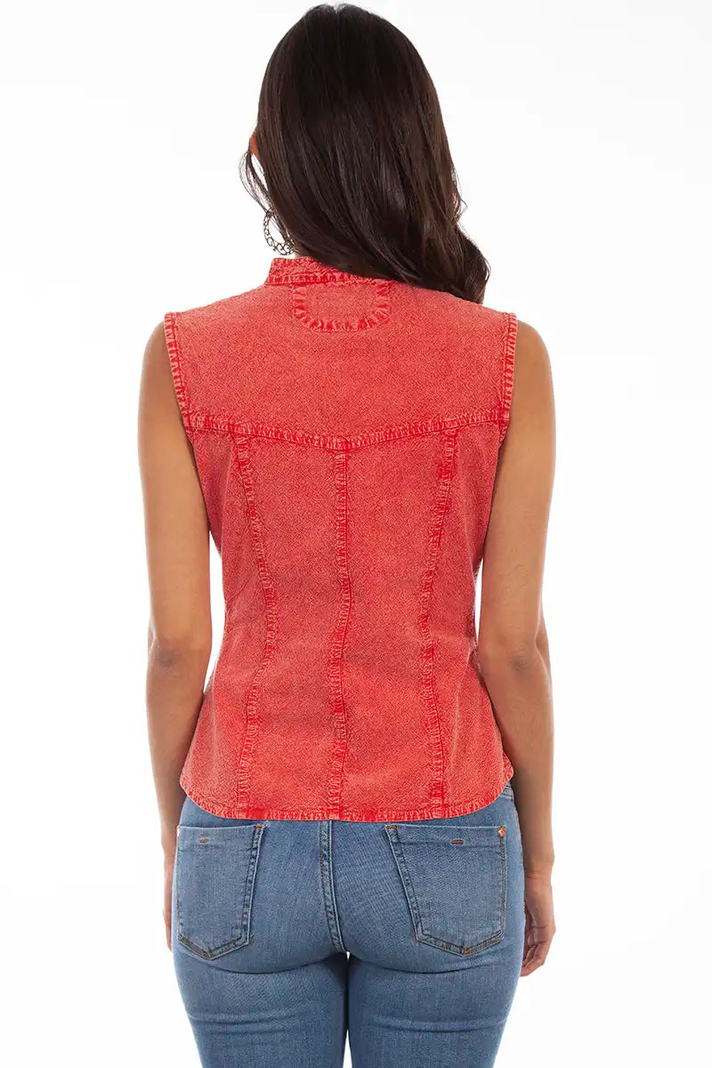 Scully Cantina Sleeveless Blouse (PSL-059) - Women's Shirt