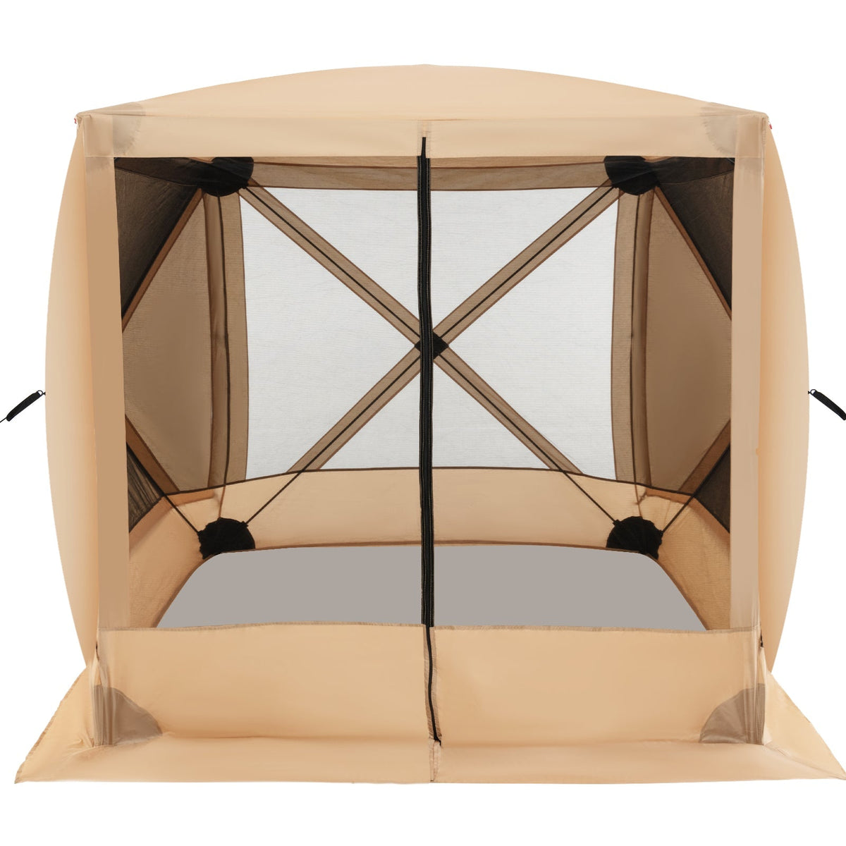 6.7 x 6.7 Feet Pop Up Gazebo with Netting and Carry Bag