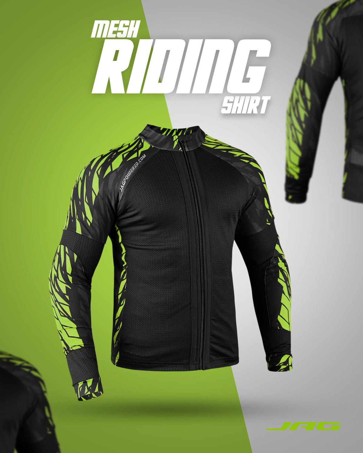 Camisa de motocicleta de malla JAG | Protección con certificación CE