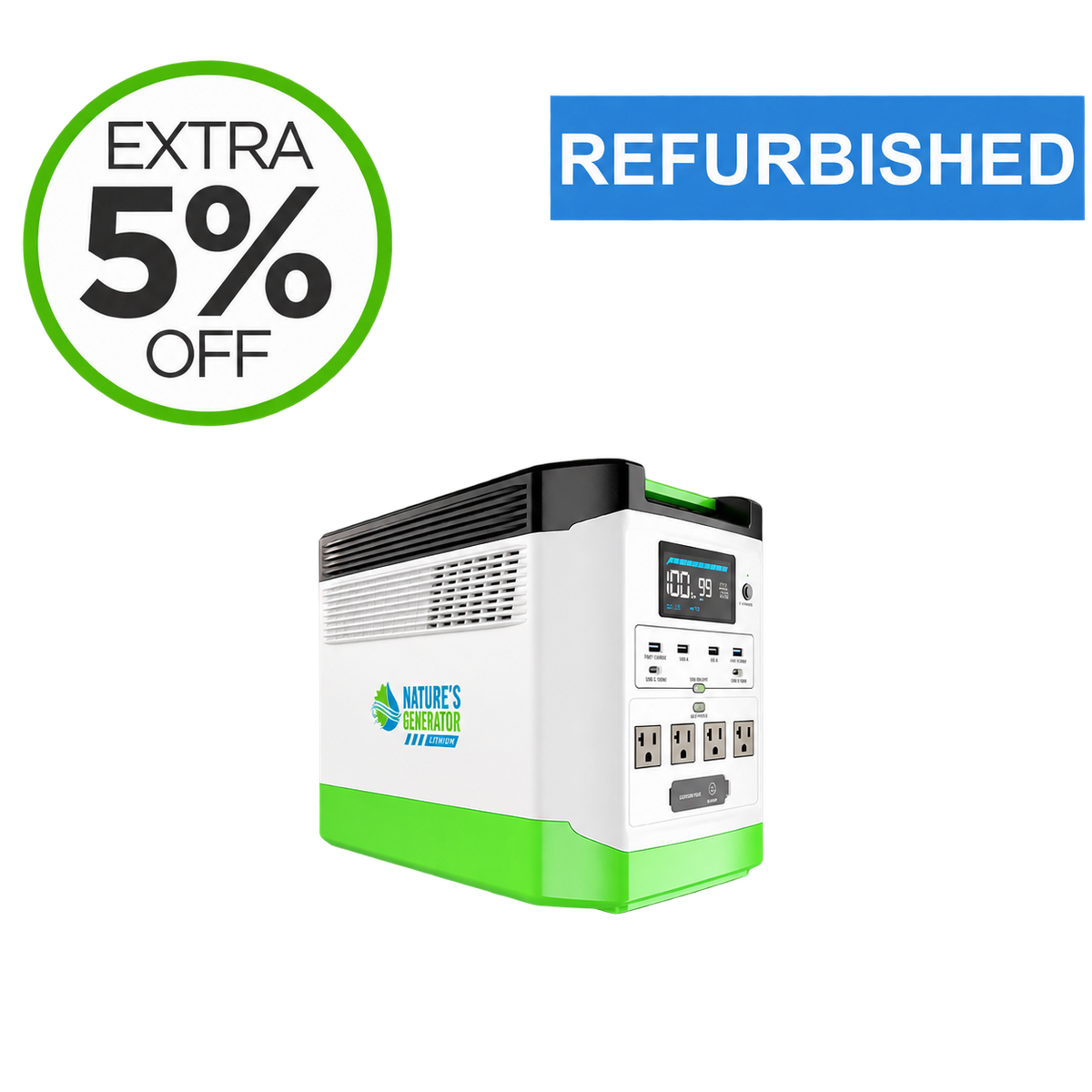 Refurbished - Lithium 1800 Power Station