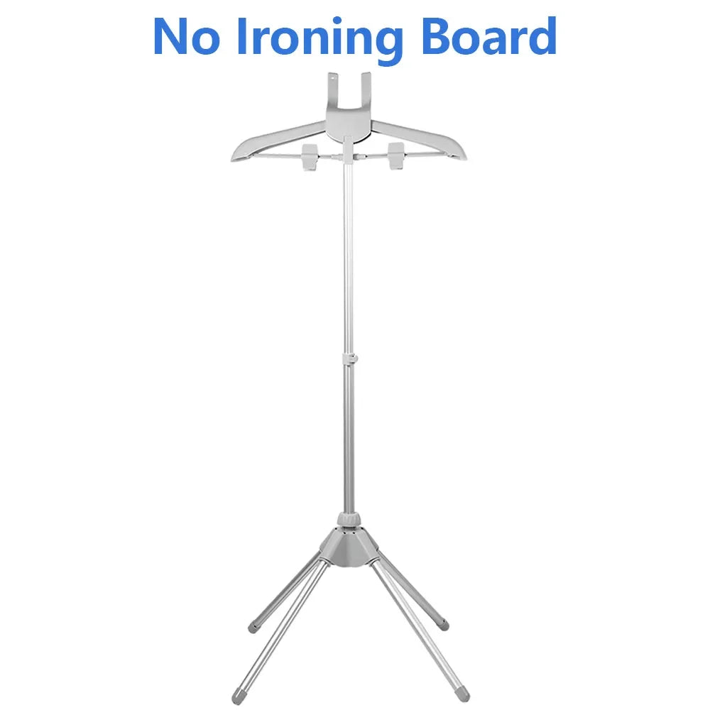 Steamer Stand with Hand-held Ironing Board 84-160cm Portable High Adjustable Handheld Garment Steamer Rack Foldable Home Hanger