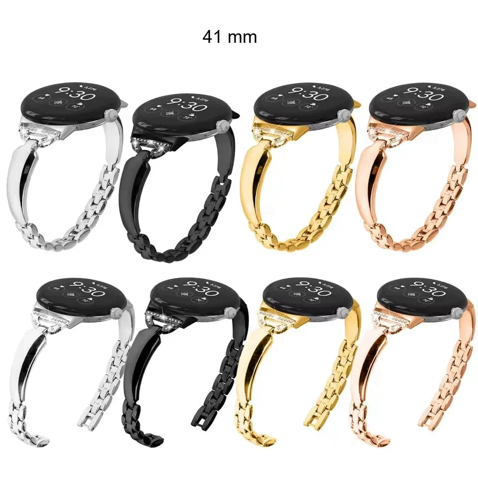 Google Pixel Watch 41mm Diamond Zinc Alloy Bracelet Band