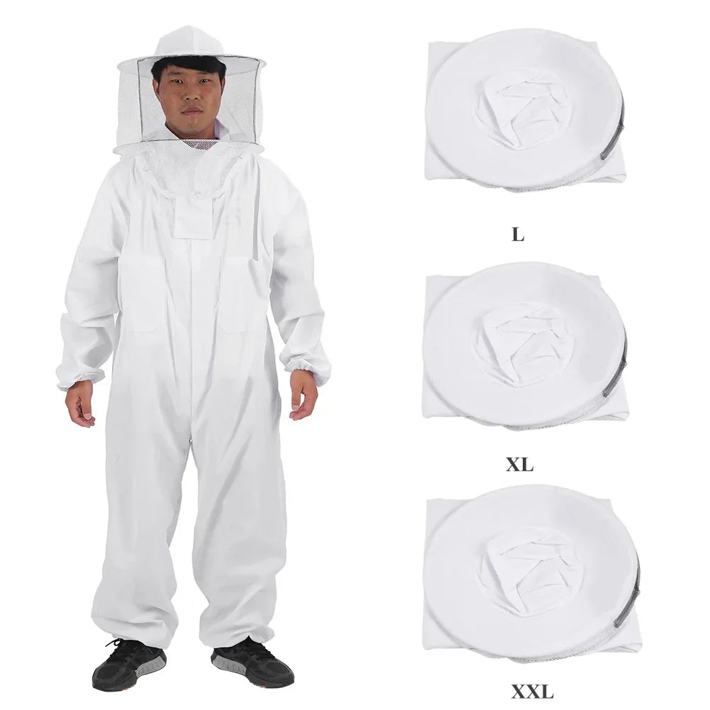 Traje de apicultor Traje protector de apicultor Equipo protector profesional de apicultura Apicultura Traje completo de apicultor Sombrero