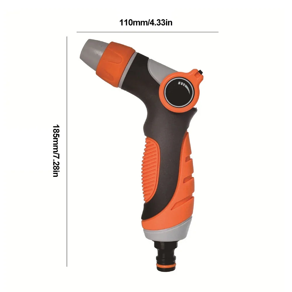Pistola de agua a alta presión con control de pulgar, pulverizador de boquilla de manguera de agua con 10 modos, aspersor de jardín para lavado de alta resistencia y riego de jardines