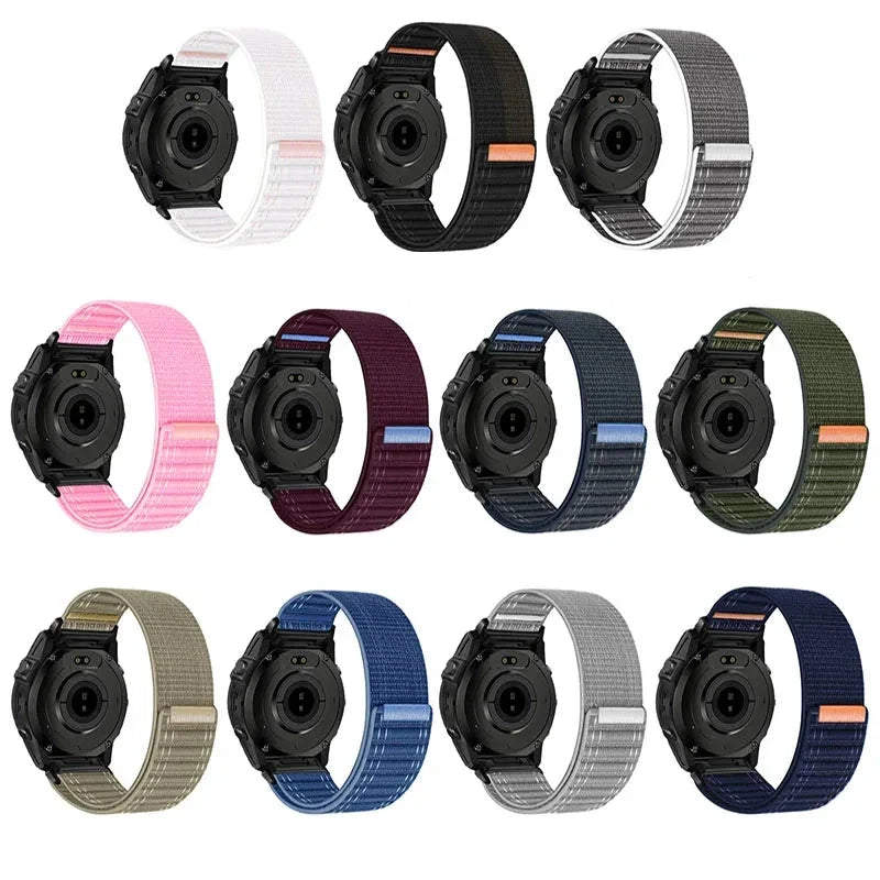 Garmin Nylon QuickFit Smartwatch Band - Loop Strap
