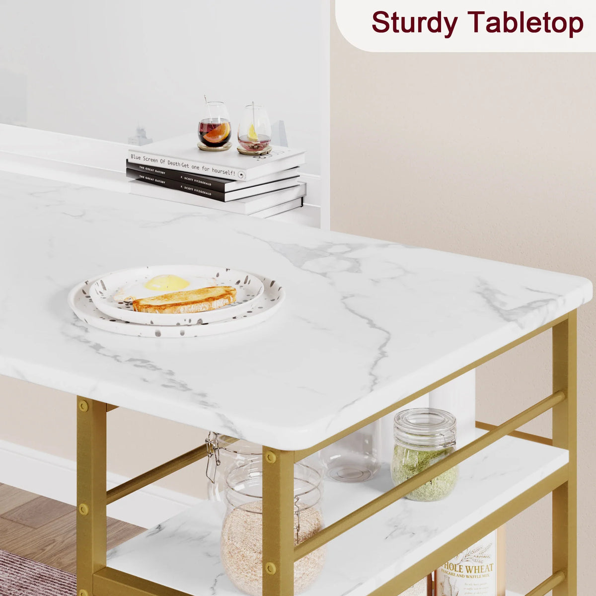 Juego de mesa y sillas de comedor de 3 piezas, mesa de bar que ahorra espacio con 2 taburetes tapizados en cuero PU para desayunador, espacios pequeños y comedor