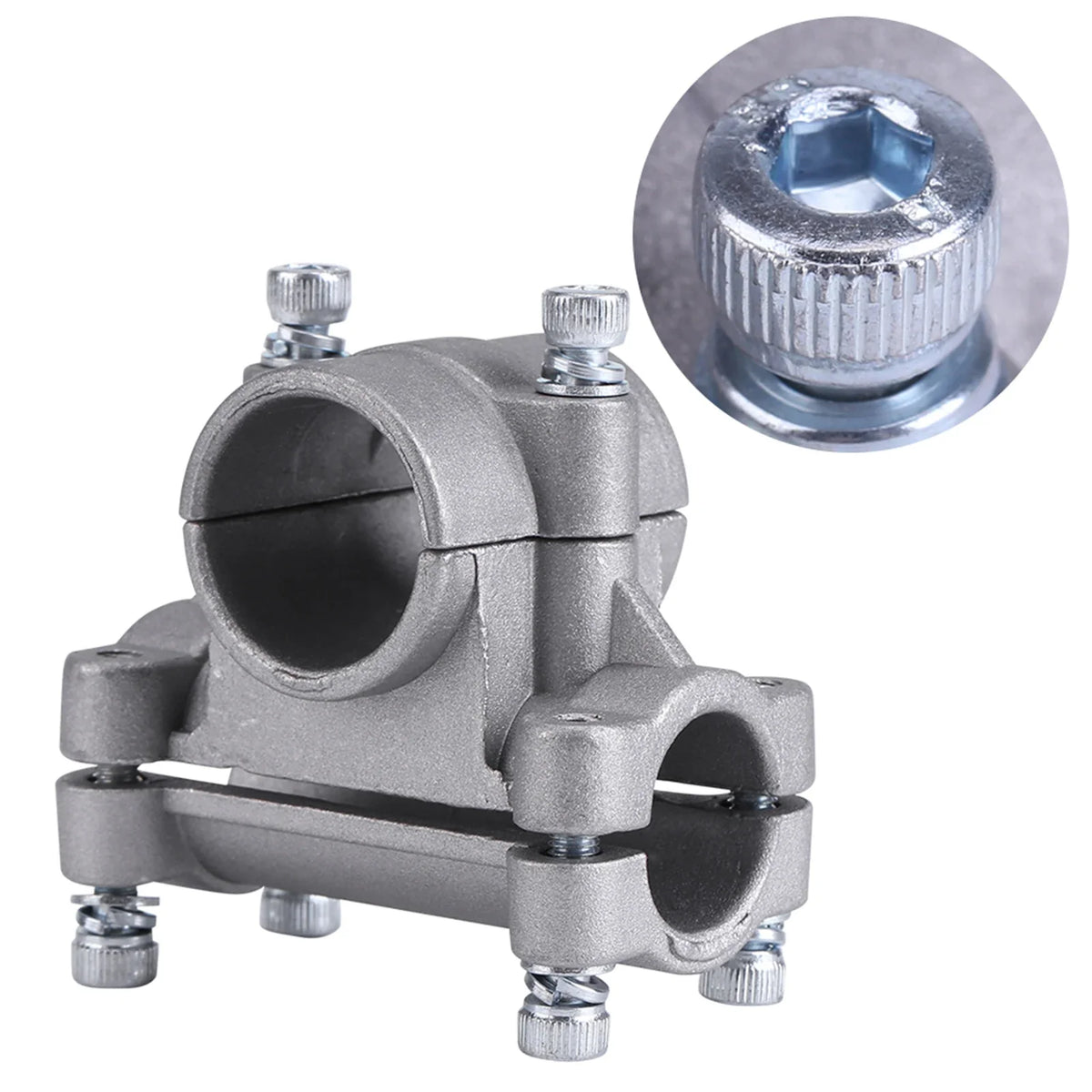 26/28mm Abrazadera de Soporte de Manillar Sujetador Portátil para Desbrozadora Recortadora Tubo Abrazadera de Soporte de Manillar de Desbrozadora