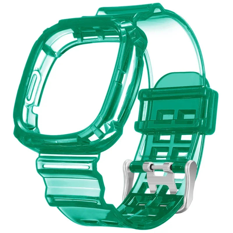 Fitbit Versa 3 / 4 Transparent Band with Integrated Case
