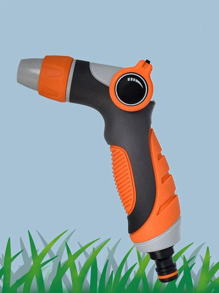 Pistola de agua a alta presión con control de pulgar, pulverizador de boquilla de manguera de agua con 10 modos, aspersor de jardín para lavado de alta resistencia y riego de jardines