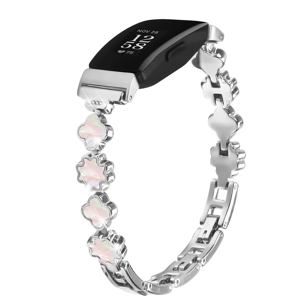 Fitbit Inspire & Ace Stainless Steel Clover Bracelet