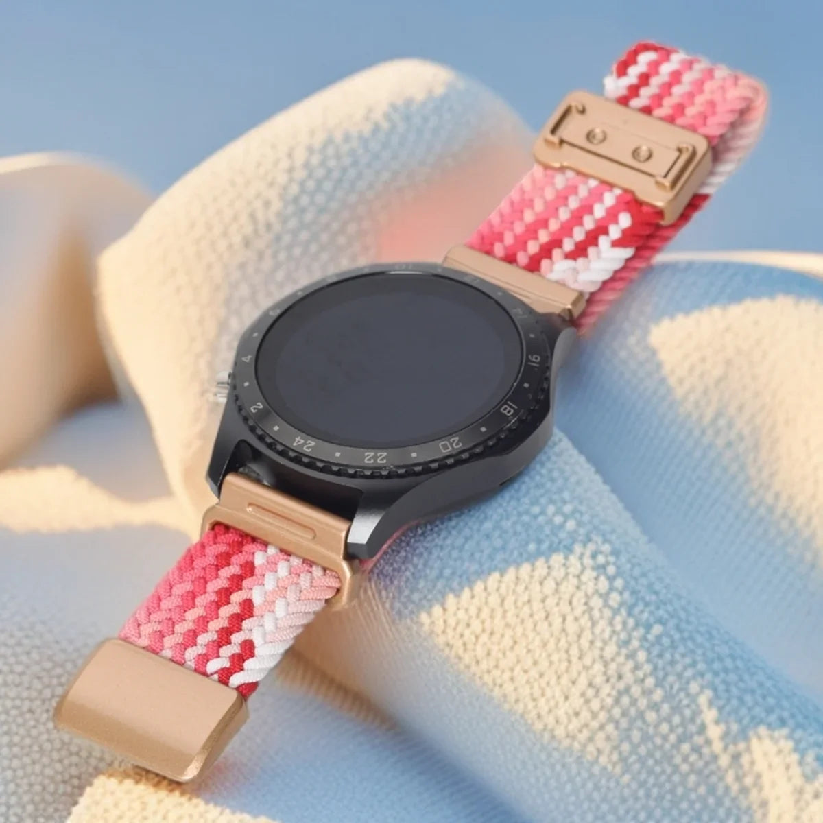 Garmin Braided Nylon Smartwatch Band - Magnetic Strap