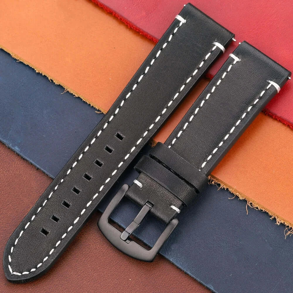 Samsung Galaxy Watch Leather Band - Classic Stylish Design