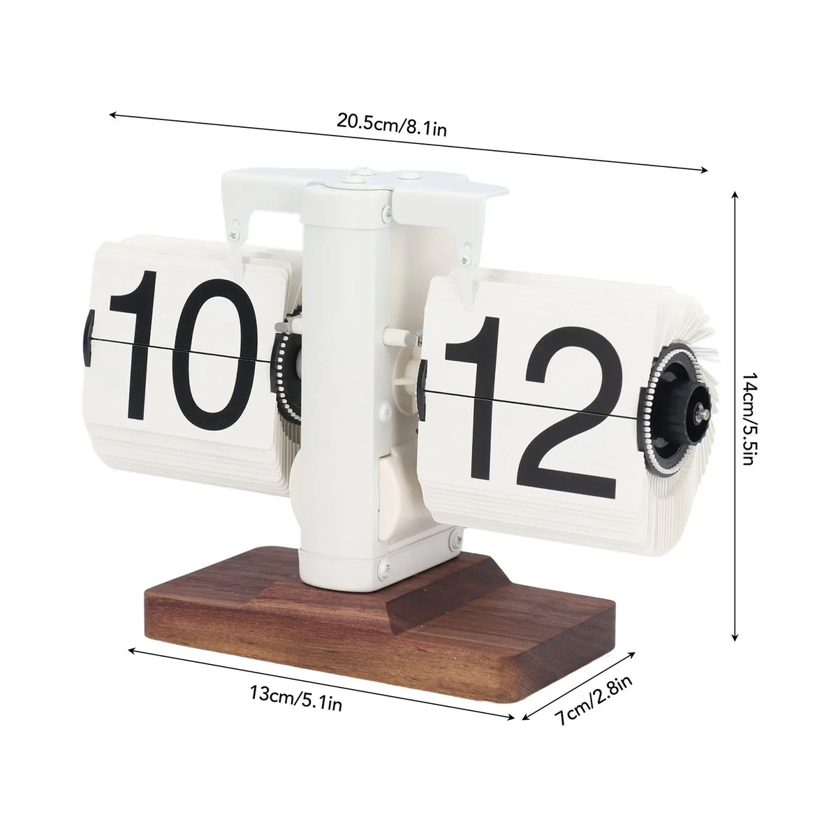 Digital Clock Minimalism  Retro  Down Clock Innovative Small Balance Shape Easy Installation 24H for Living Room