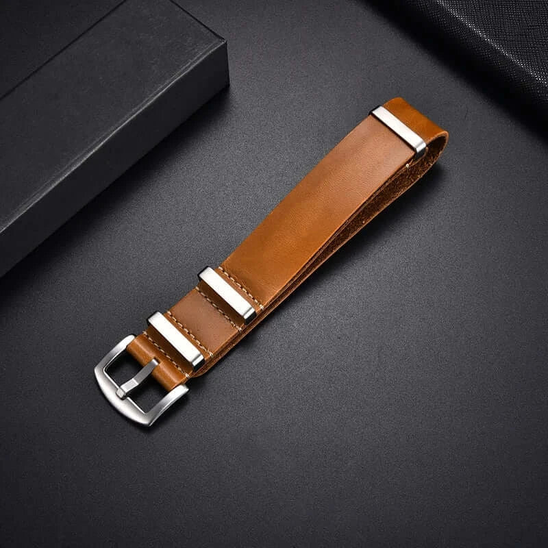 Ticwatch Leather Band - Premium Textured Design