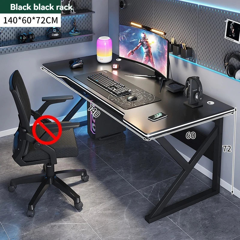 Escritorio de computadora para el hogar, escritorio para el hogar, escritorio de aprendizaje para estudiantes, escritorio simple para juegos, escritorio de deportes electrónicos, banco de trabajo, escritorio de oficina