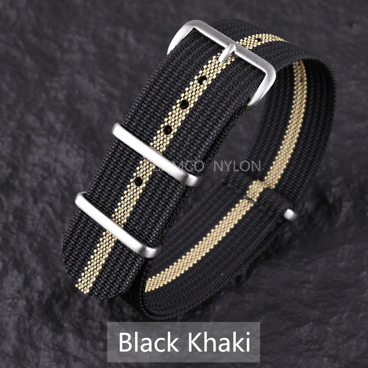COROS Nylon Ribbed Watch Band For Smartwatch - Military Washable Strap