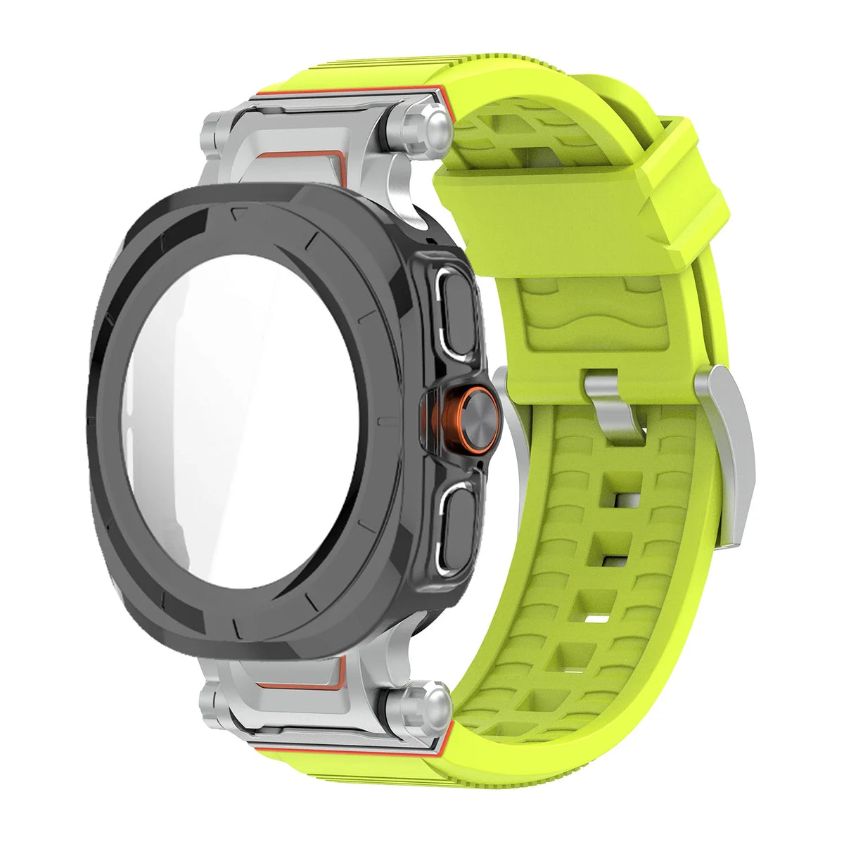 Samsung Galaxy Ultra/Ultra2 Silicone Sport Watch Band - Acrylic Case