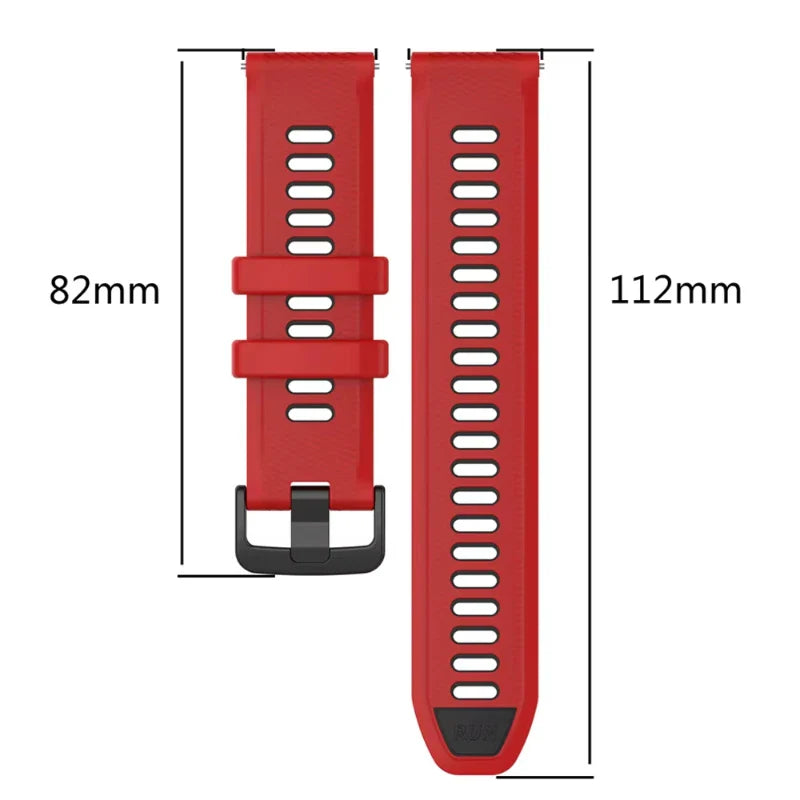 COROS Silicone Watch Band - Unisex Replacement Strap For Smartwatch