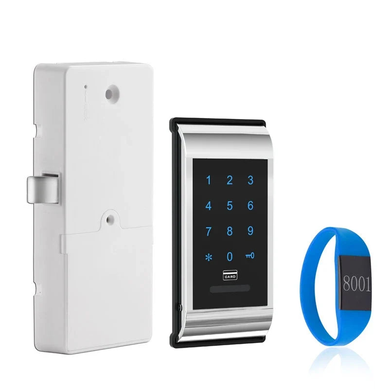JCEM102 Electronic Keypad & RFID Cabinet Lock – Golden or Silver