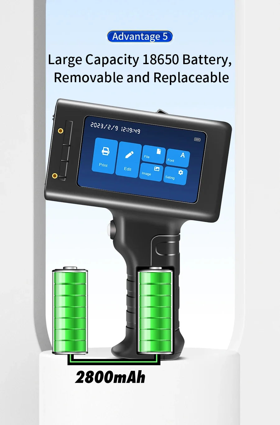 Handheld Thermal Inkjet Printer – Date, Logo & Expiry Date Printer