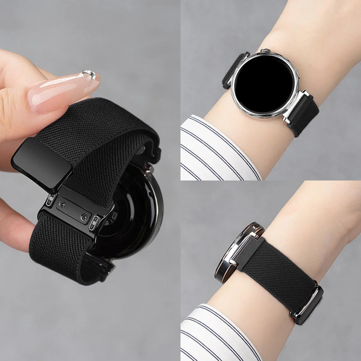 Garmin Braided Nylon Watch Band - Adjustable Strap