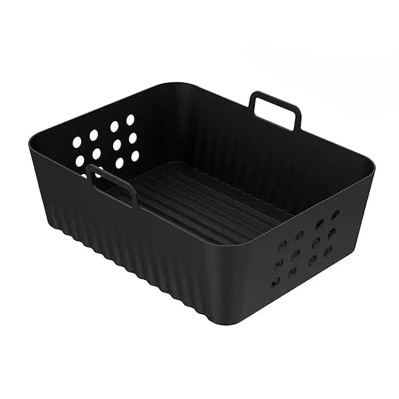 2Pcs/1Pcs Air Fryer Silicone Liners for Ninja SL400 SL401 Stack XL Basket Reusable AirFryer Baking Tray Airfryer Accessories