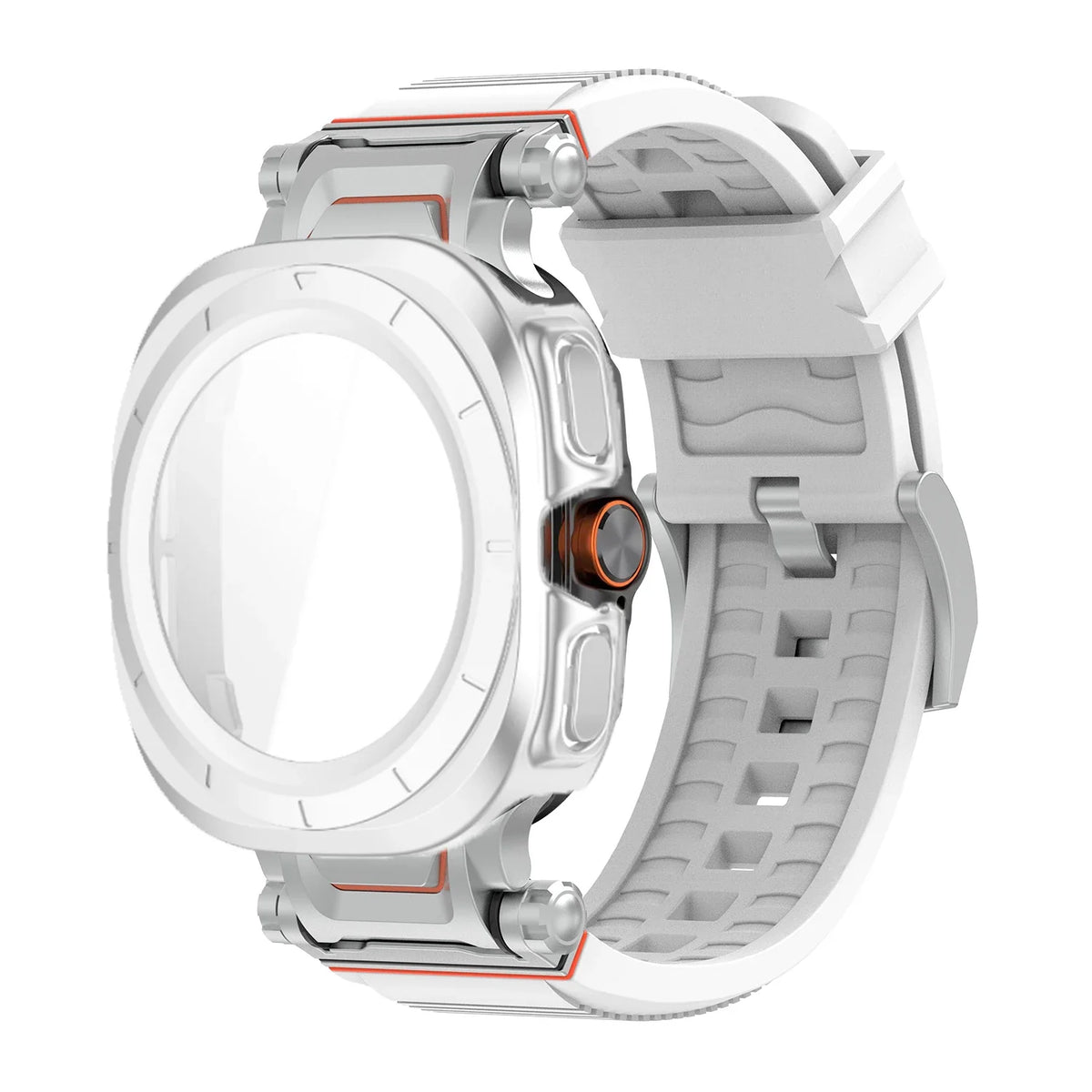 Samsung Galaxy Ultra/Ultra2 Silicone Sport Watch Band - Acrylic Case