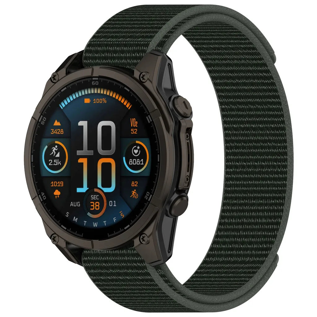 Garmin Nylon Loop Strap - Breathable, Durable, Comfortable