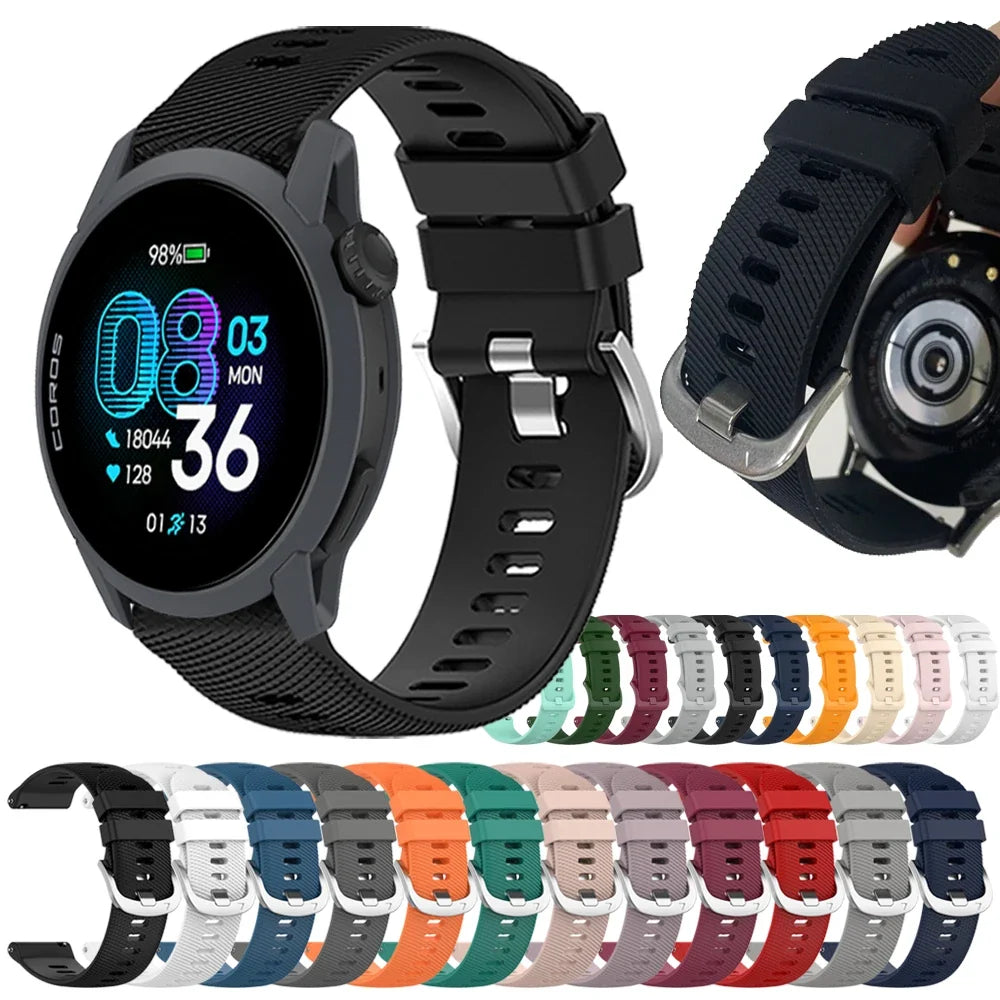 Polar Silicone Sport Watch Band Unisex Replacement Strap