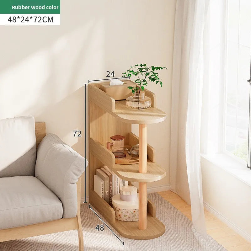 Estante de almacenamiento con clip de cabecera para dormitorio, estante de almacenamiento, librería pequeña, estante de suelo